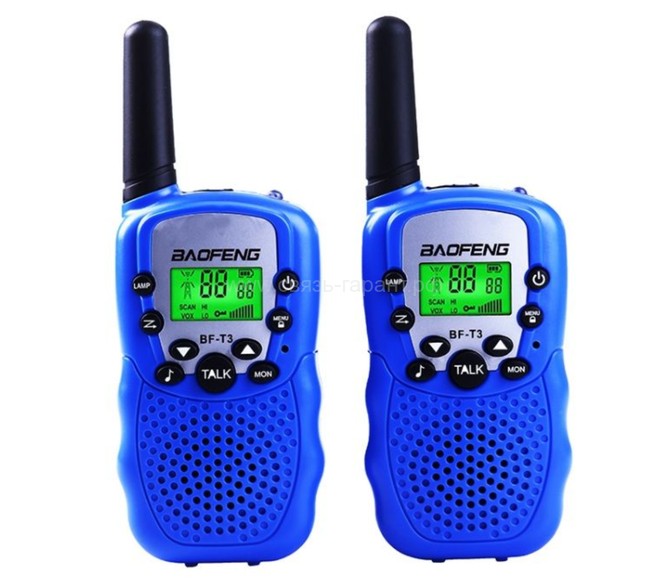 Baofeng BF-T3 синий (2 радиостанции) 