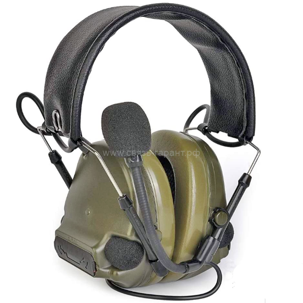 COMTAC II тактическая гарнитура для рации с шумоподавлением и звукоизоляцией 